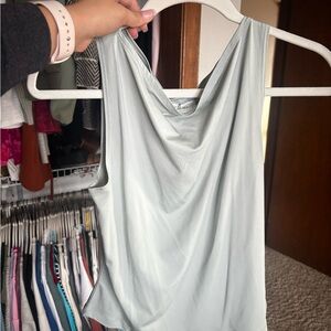 Women's Light Pale Green Sleeveless Top